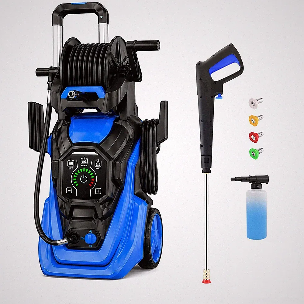 Pressure Washer 5560PSIMAX 3.0GPM, 15-Level Touchscreen, Soap Tank, for Yard