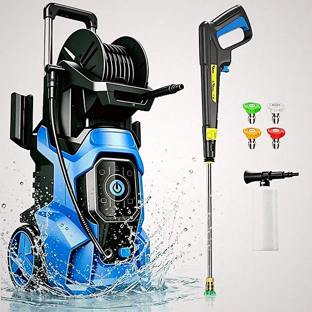 Pressure Washer 5560PSIMAX 3.0GPM, 15-Level Touchscreen, Soap Tank, for Yard