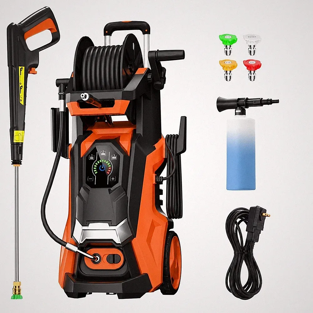 Pressure Washer 5560PSIMAX 3.8GPM, 15-Level Touchscreen, Soap Tank, for Garden