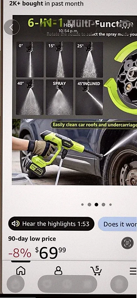 Pressure Washer 6-in-1 Max