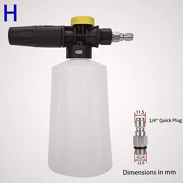 Pressure Washer 750ML Snow Foam Generator Lance Foam Cannon for AR Nilfisk Karch