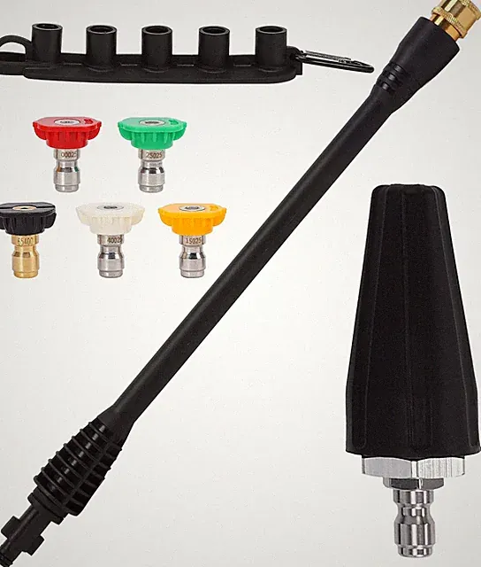 Pressure Washer Accessories Kit – 16 Inch Power Washer Replacement Wand with 5 S