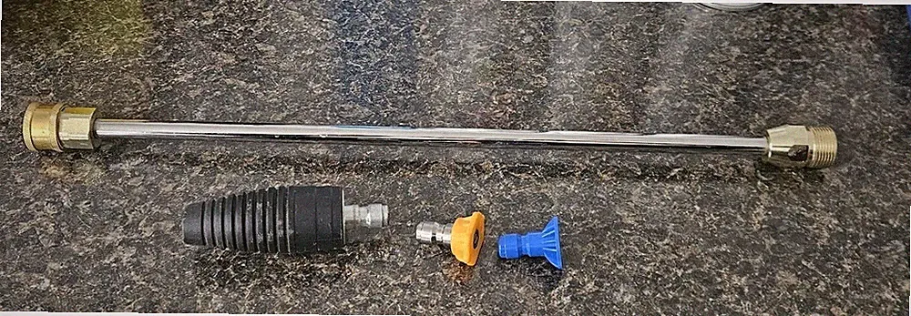 Pressure Washer Accessories Turbo Nozzle 1/4 Quick Connect Aluminum Core Tip Psi