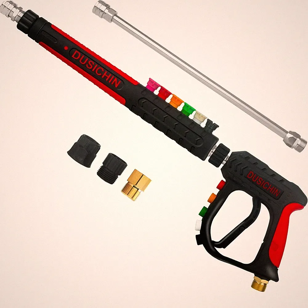 Pressure Washer Accessory Gun Long Wand | 36 inches 3 Stages Lance 6 Nozzles,...