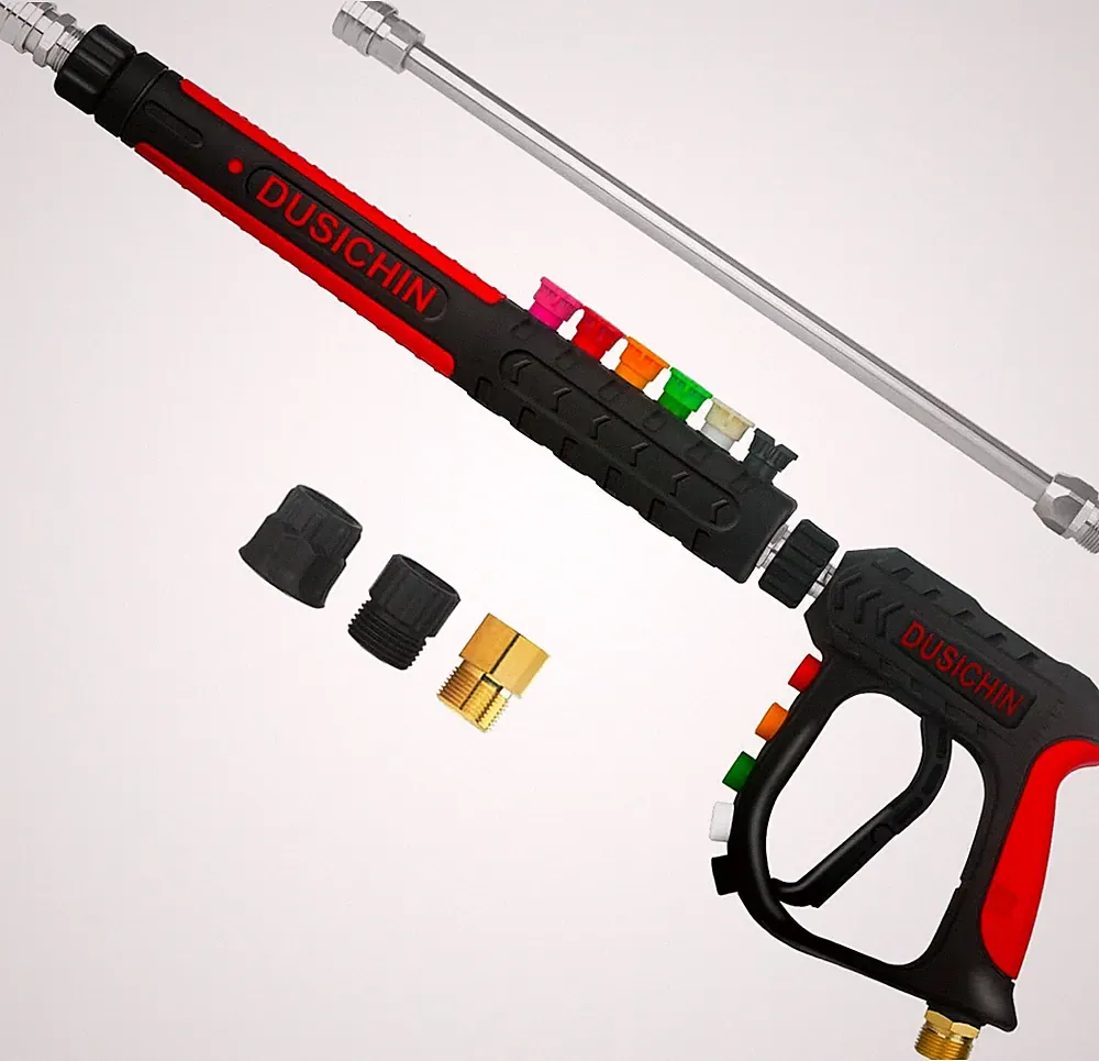 Pressure Washer Accessory Gun Long Wand | 36 Inches 3 Stages Lance 6 Nozzles, Ca