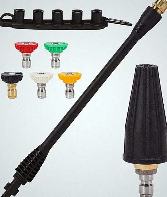 Pressure washer accessory kit replaces 16 inch pressure washer with 5 nozzles an