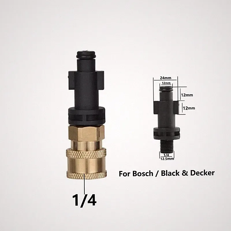 Pressure Washer Adapter 1/4 Quick Connect Water Gun Connector for Pressure Washe