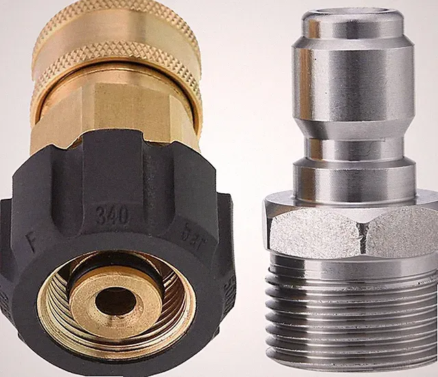 Pressure Washer Adapter 3/8 Quick Connect M22 14Mm for Sun Joe Troy-Bilt Ryobi