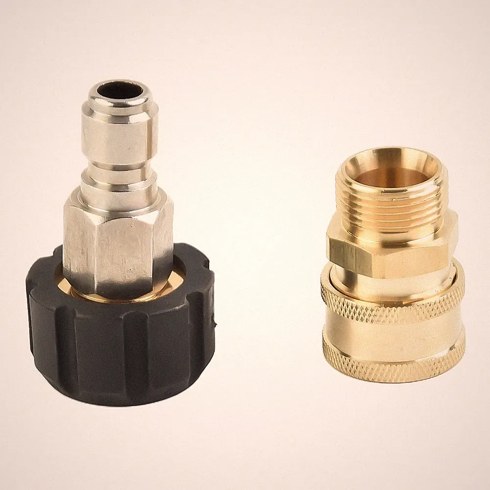 Pressure Washer Adapter 5000 PSI Accessory For Spray Tool Hose And Pump