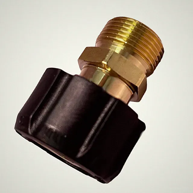 Pressure Washer Adapter Metric M22-15mm Female Thread to M22-14mm Male Fittin...
