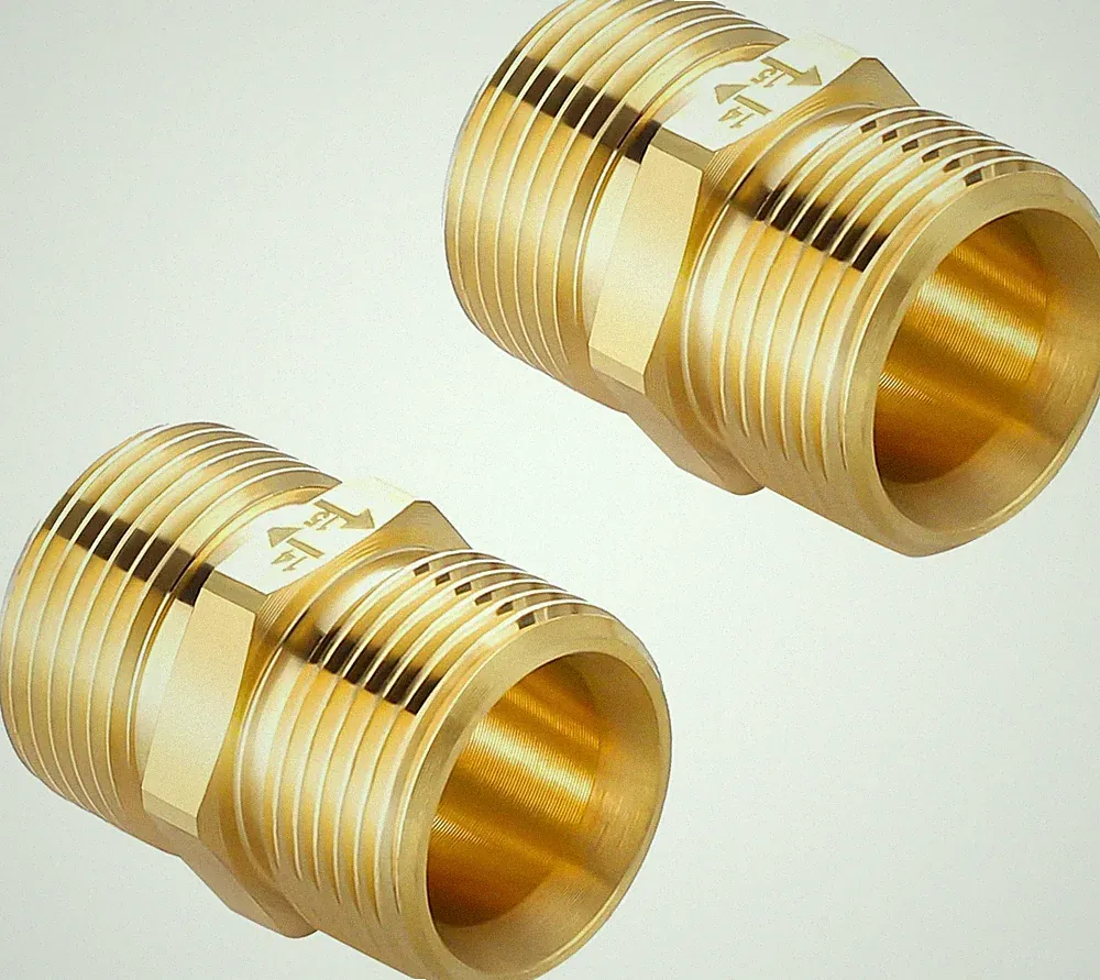 Pressure Washer Adapter, Metric M22 15mm Male Thread to M22 14mm Male Fitting...