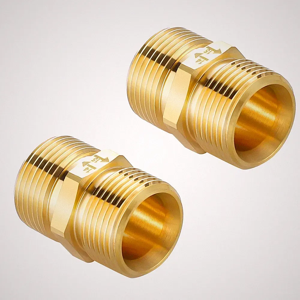 Pressure Washer Adapter, Metric M22 15mm Male Thread to M22 14mm Male Fitting...