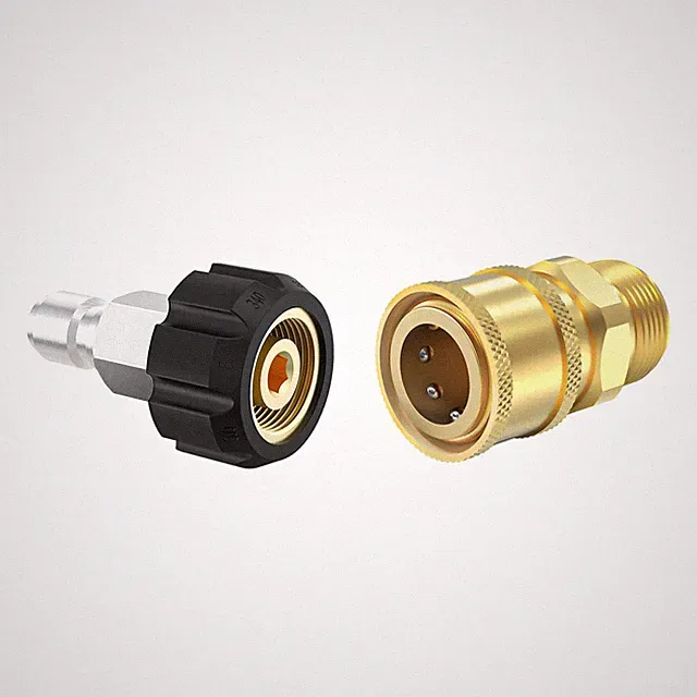 Pressure Washer Adapter Set Quick Connect Kit, M22 14mm Swivel to 3/8'' Quick...