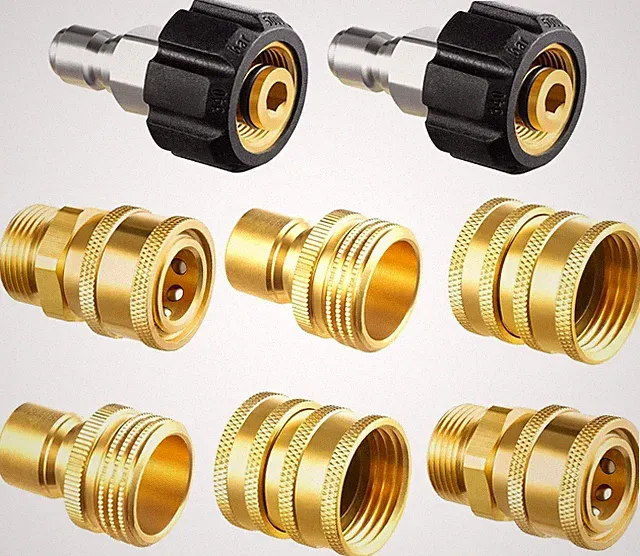 Pressure Washer Adapter Set,Quick Disconnect Kit,M22 Swivel to 3/8'' Quick Conne