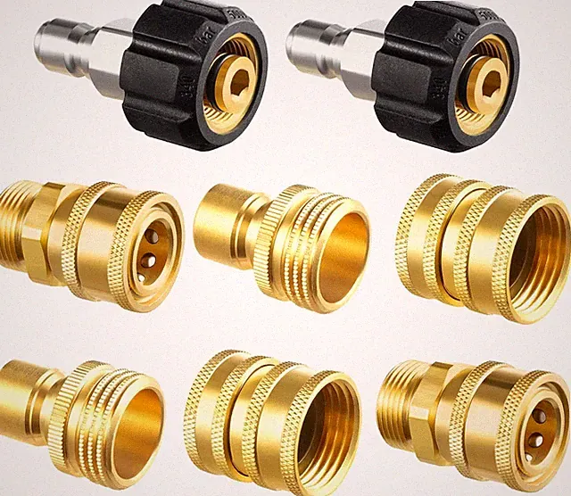 Pressure Washer Adapter Set,Quick Disconnect Kit,M22 Swivel to 3/8'' Quick Conne
