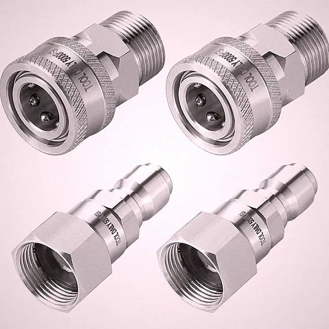 Pressure Washer Adapter with Swivel, M22 to 3/8" Quick Connect