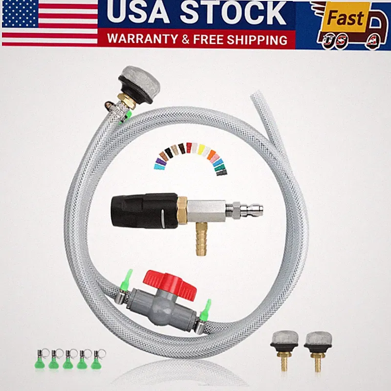 Pressure Washer Adjustable Long Range Downstream Injection Nozzle Kit 4-4.5 GPM