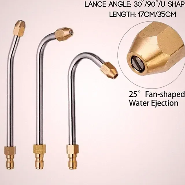 Pressure Washer Angled for with 30/90 Degree Extension Wand for Easy