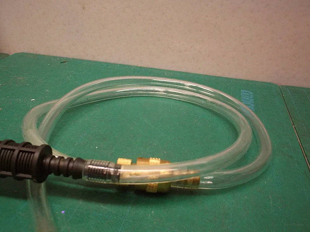Pressure Washer Chemical Detergent Soap Injector Hose Pick Up with in line valve