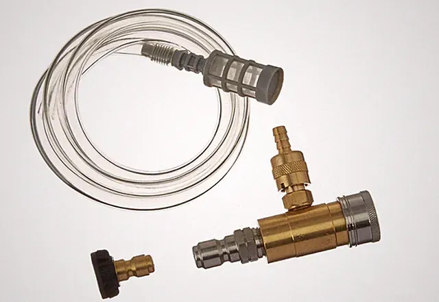 Pressure Washer Chemical Injector With Hose and Tip