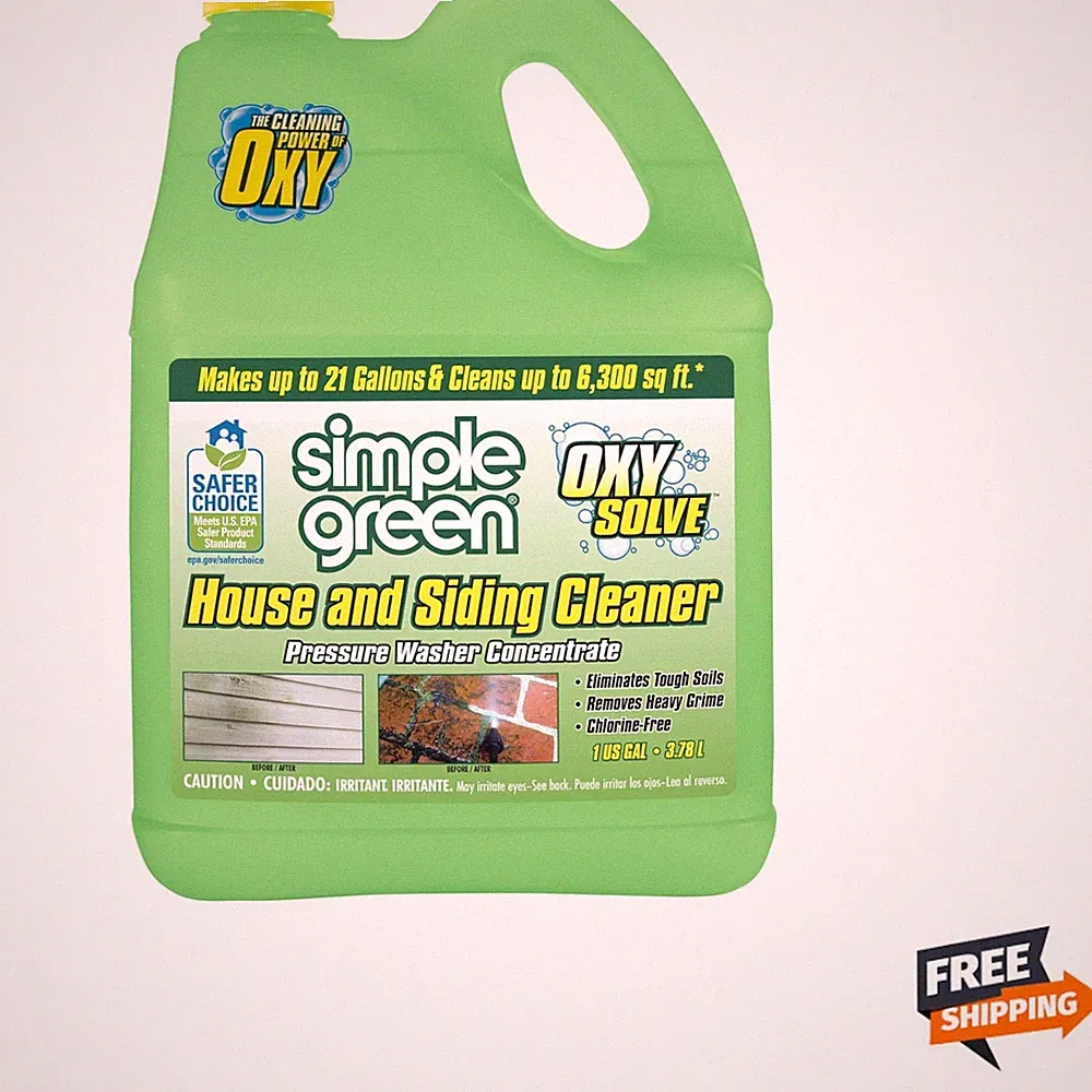 Pressure Washer Cleaner Concentrate Non-toxic House Siding Vinyl Aluminum Wood