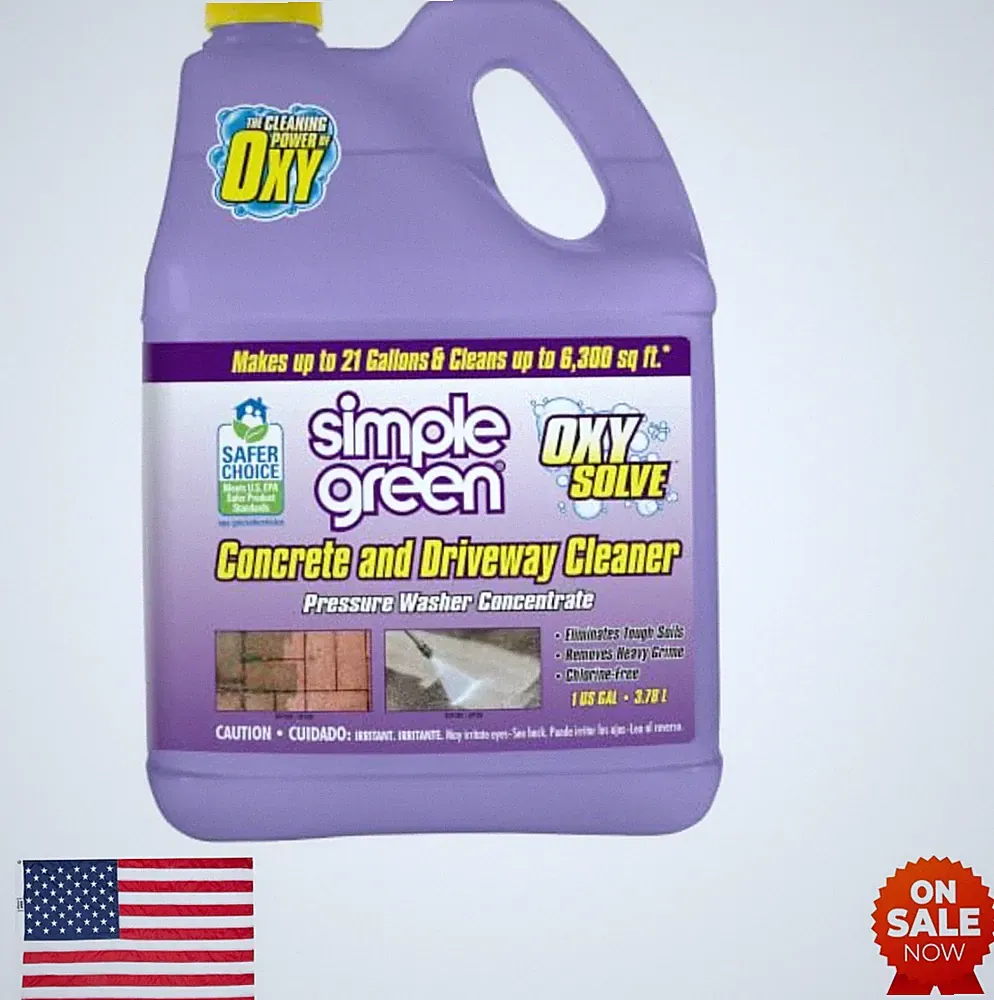 Pressure Washer Cleaner Concrete Driveway 128 Fl Oz Liquid Stain Remover