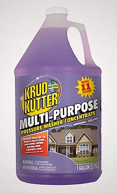 Pressure Washer Cleaner, Liquid, Mild, 1 gal Bottle Light Purple