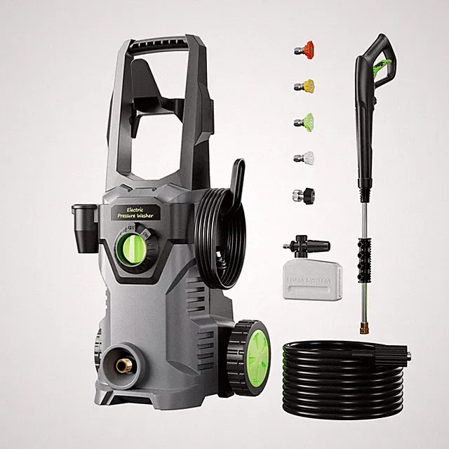 Pressure Washer, Compact Power Washers with 4 Quick Connect Nozzles, High Pre...