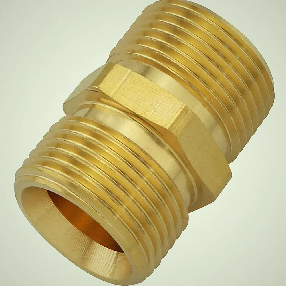 Pressure Washer Coupler ZZLZX Metric M22 15mm Male & 14mm Male, Blue