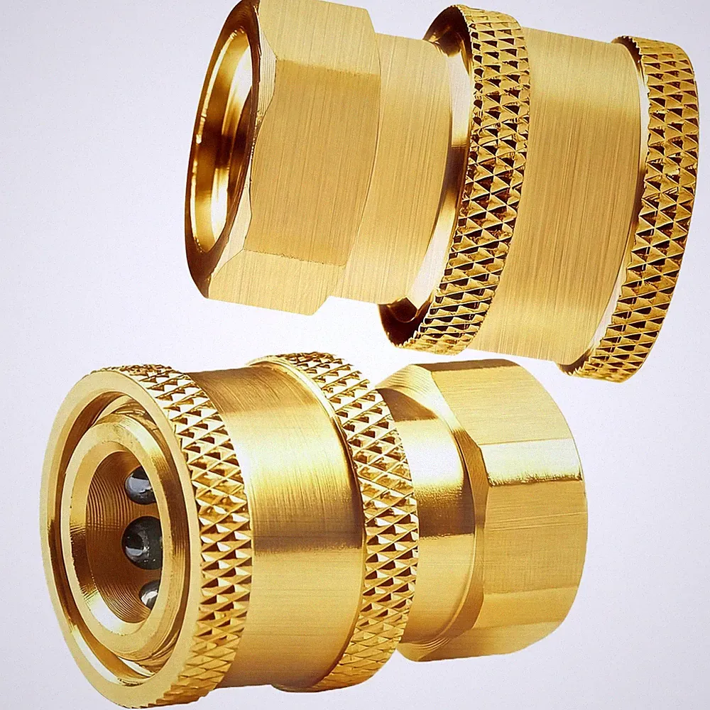 Pressure Washer Couplers Brass Fittings - 1/4 inch Quick Connect to Female NPT S