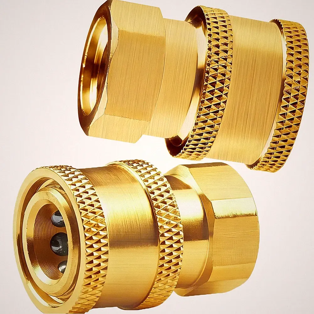 Pressure Washer Couplers Brass Fittings - 1/4 inch Quick Inch