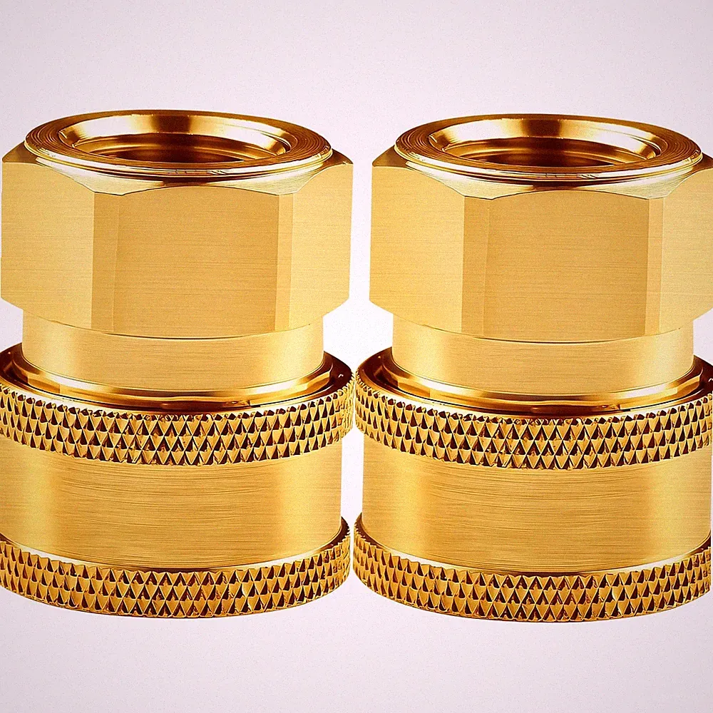 Pressure Washer Couplers Brass Fittings, 2 Pack 3/8 inch Inch