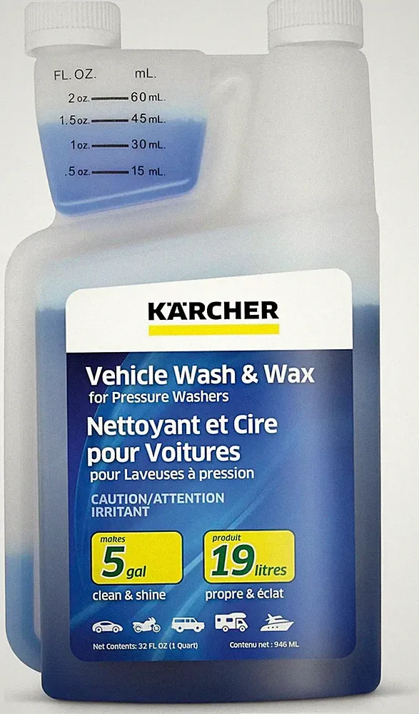 Pressure Washer Detergent for Vehicles - Cleans Cars, Bikes, Trucks, Boats