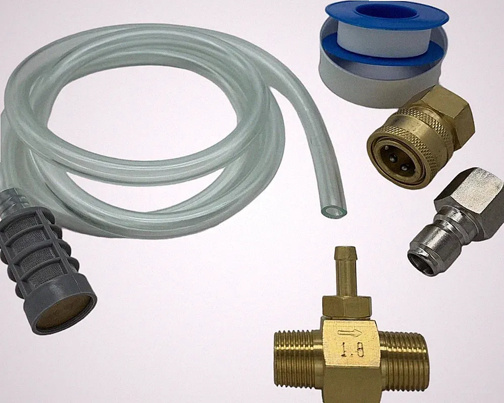 Pressure Washer Detergent Injector 1.8 Orifice for 2-3 GPM Hose Filter 3/8"