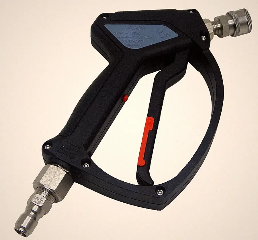 Pressure Washer Easy Hold Spray Gun w/ SS QC Fittings