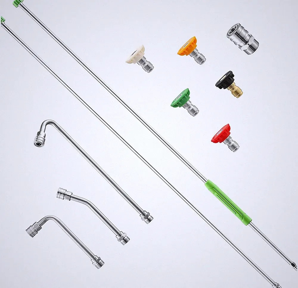 Pressure Washer Extension Wand, 120" Power Washer Lance | with Molded Grip, 30°