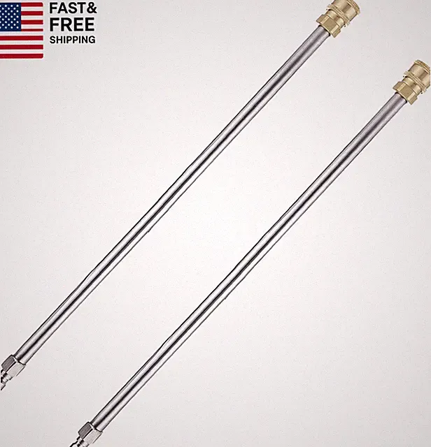 Pressure Washer Extension Wand, 16 Inch, Stainless Steel