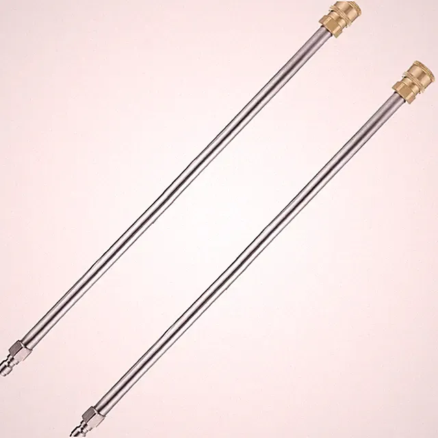 Pressure Washer Extension Wand 17 Inch Stainless Steel 2 Pack Heavy Duty