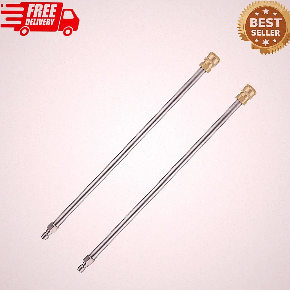 Pressure Washer Extension Wand, 17 Inch Stainless Steel, Power Lance, 2 Pack
