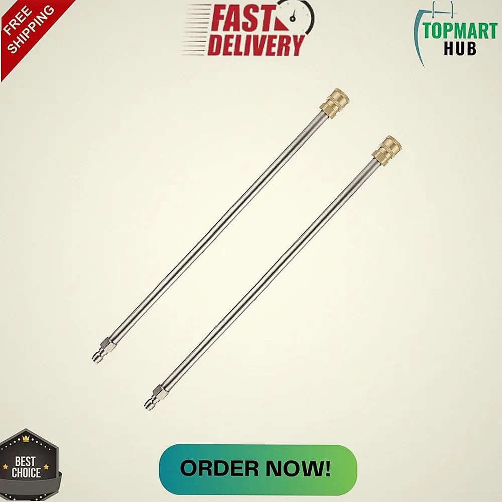 Pressure Washer Extension Wand, 17 Inch Stainless Steel, Power Lance, 2 Pack