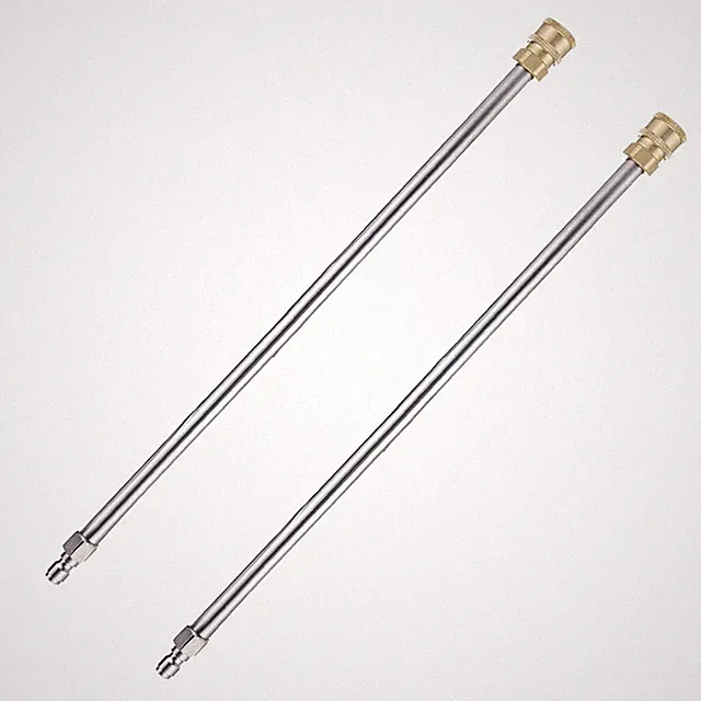 "Pressure Washer Extension Wand 17"" Stainless Steel 1/4"" Quick Connect 2 Pack"