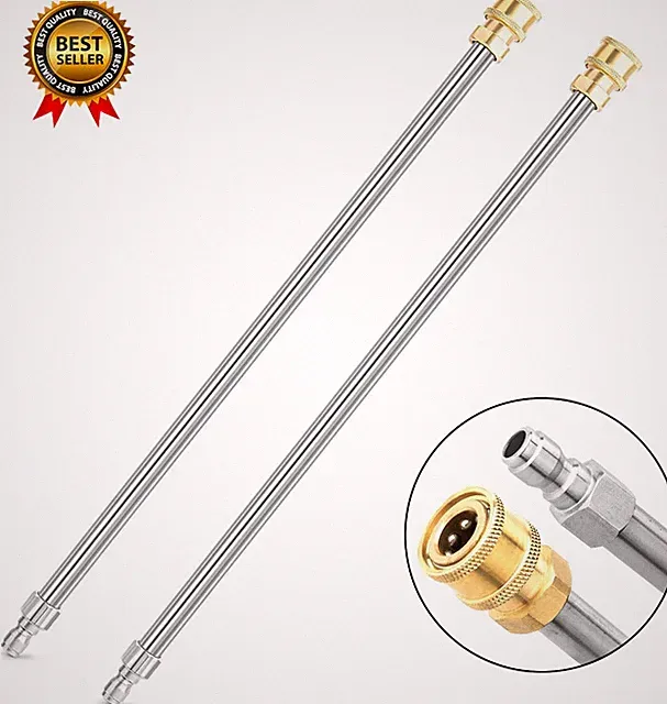Pressure Washer Extension Wand 2 Pack 17 Inch Stainless Steel Heavy Duty...