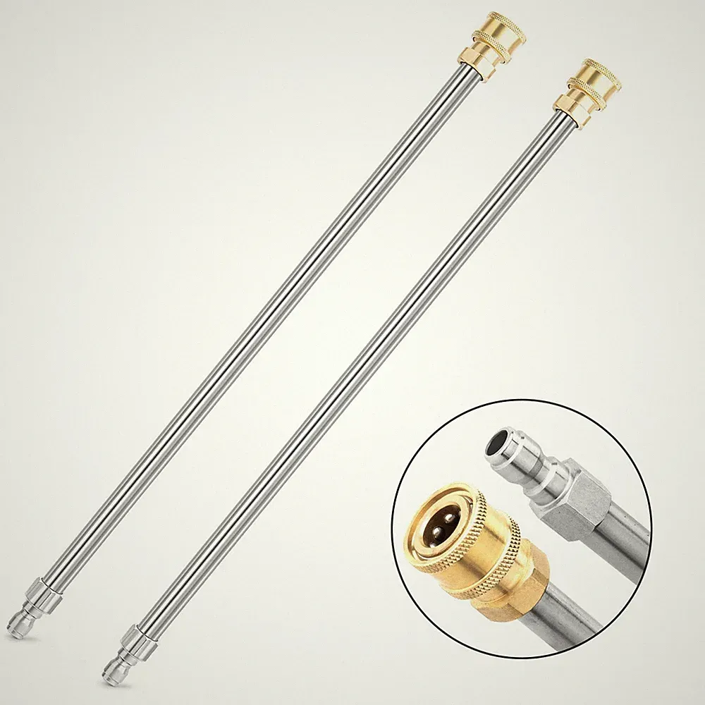 Pressure Washer Extension Wand, 2 Pack 17 Inch Stainless Steel Heavy Duty Wands
