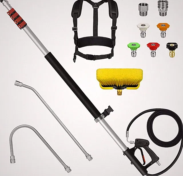 Pressure Washer Extension Wand 24 FT, Extension Pole for Pressure Washer with