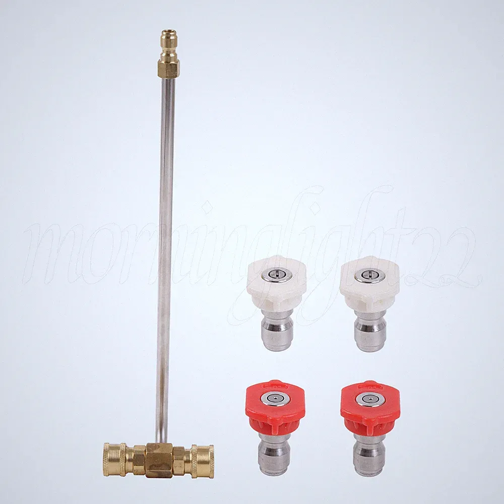 Pressure Washer Extension Wand Attachment 5000PSI for Telescoping Wands