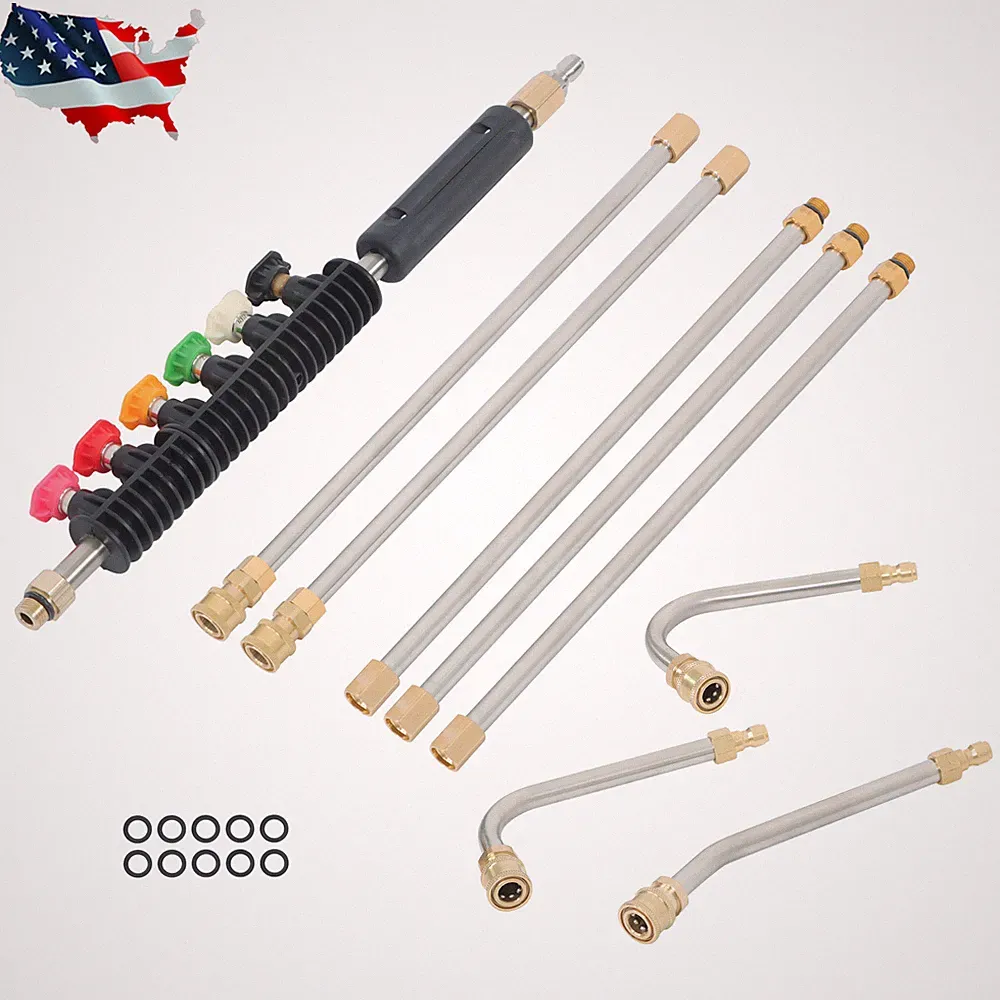 Pressure Washer Extension Wand Upgraded Power Washer Lance with Nozzle Tips 97in