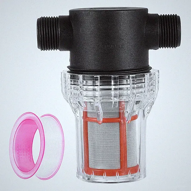 Pressure Washer Filter 3/4" NPT, Outlet for Pipe Strainer(Size:200Mesh)