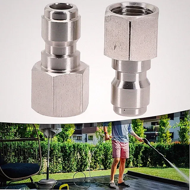 Pressure Washer Fittings Accessories Reliable Spare Parts Stainless Steel