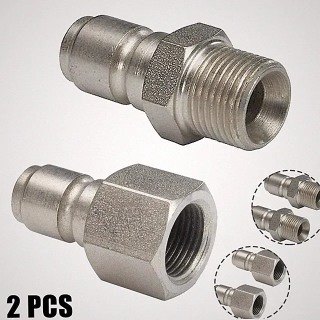 Pressure Washer Fittings Connect Accessories Spare Parts Stainless Steel