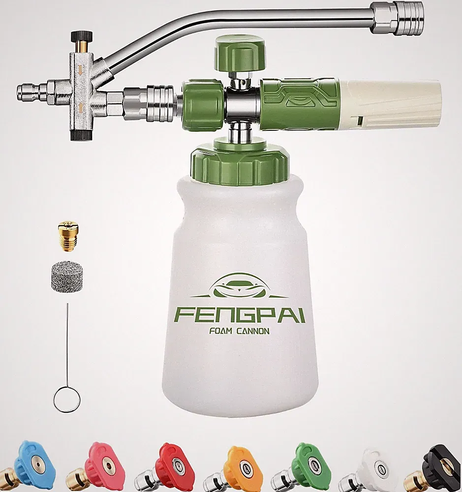 Pressure Washer Foam Cannon 1/4" Quick Connect 3600 PSI for All Brands